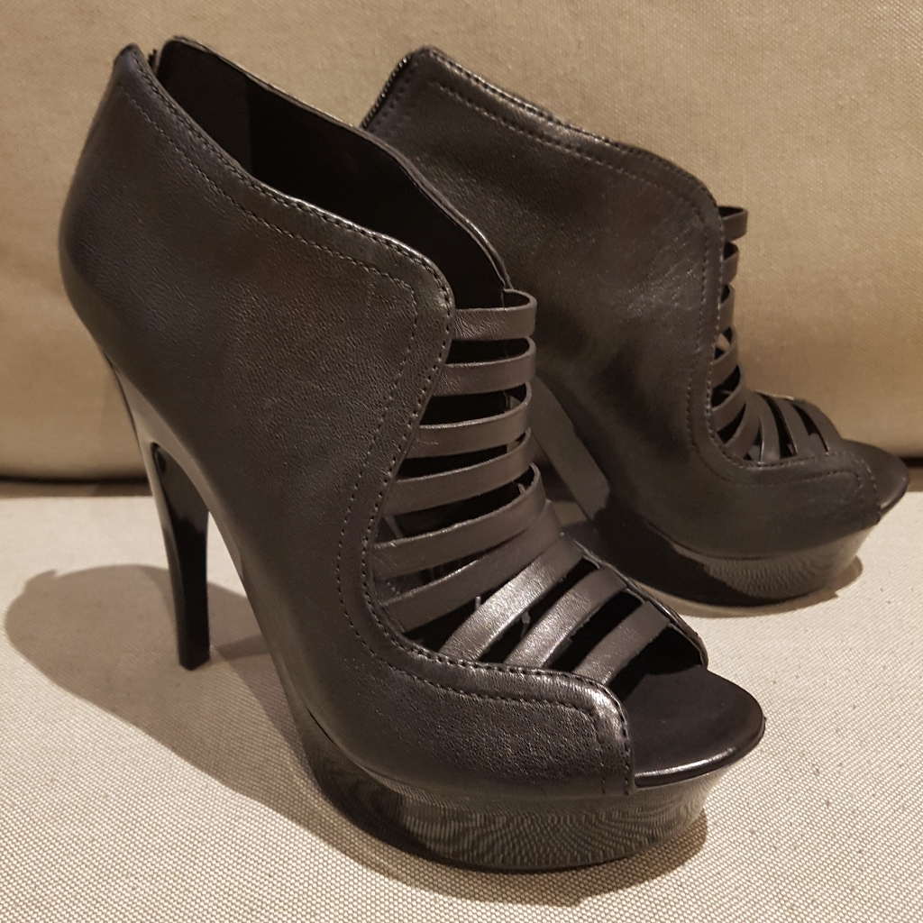 Bcbg Black Sade Heels